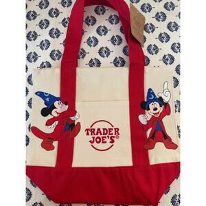 Disney Sorcerer Mickey 3 Custom Made Trader Joes Mini Tote
